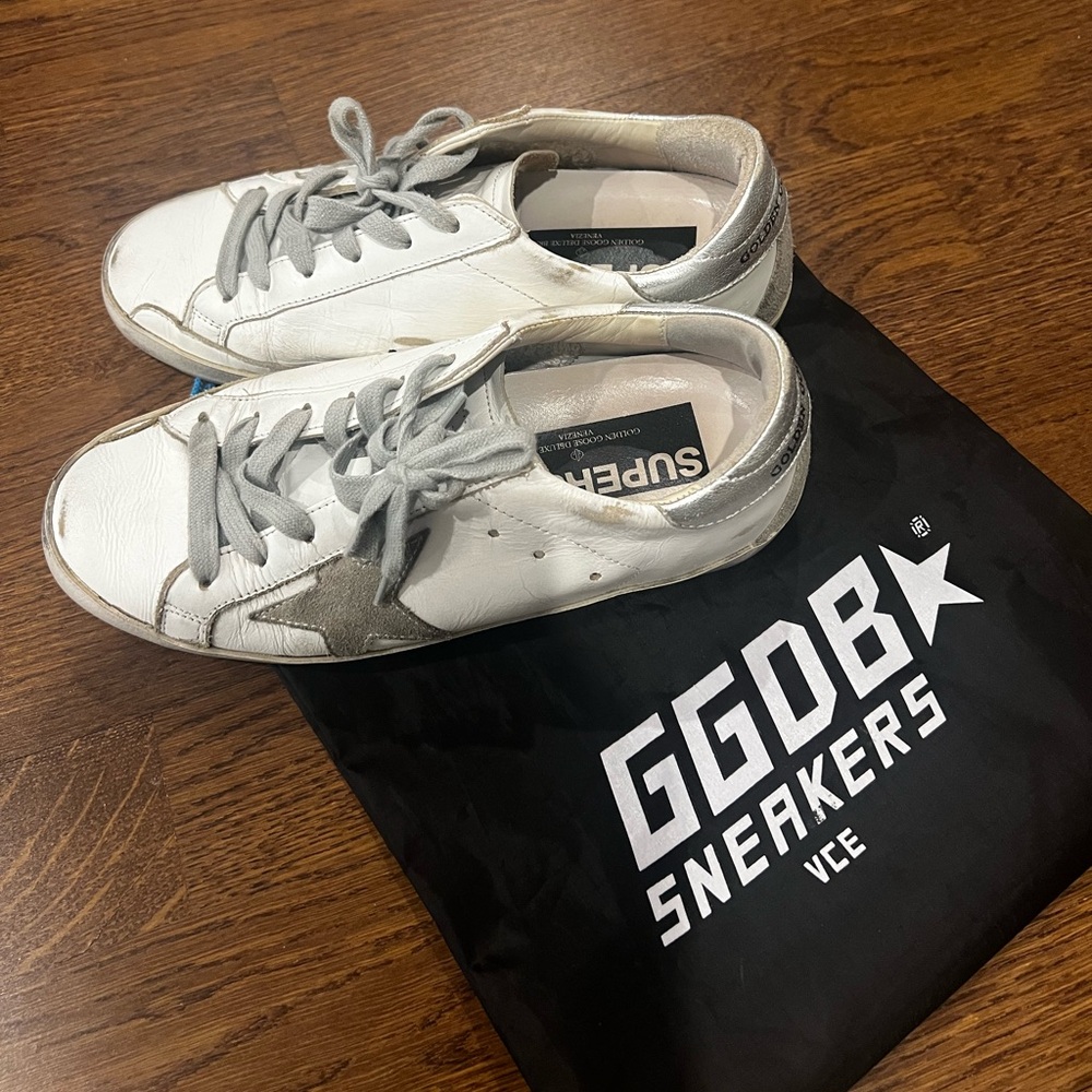 Golden Goose Superstar Mixed Leather Sneakers